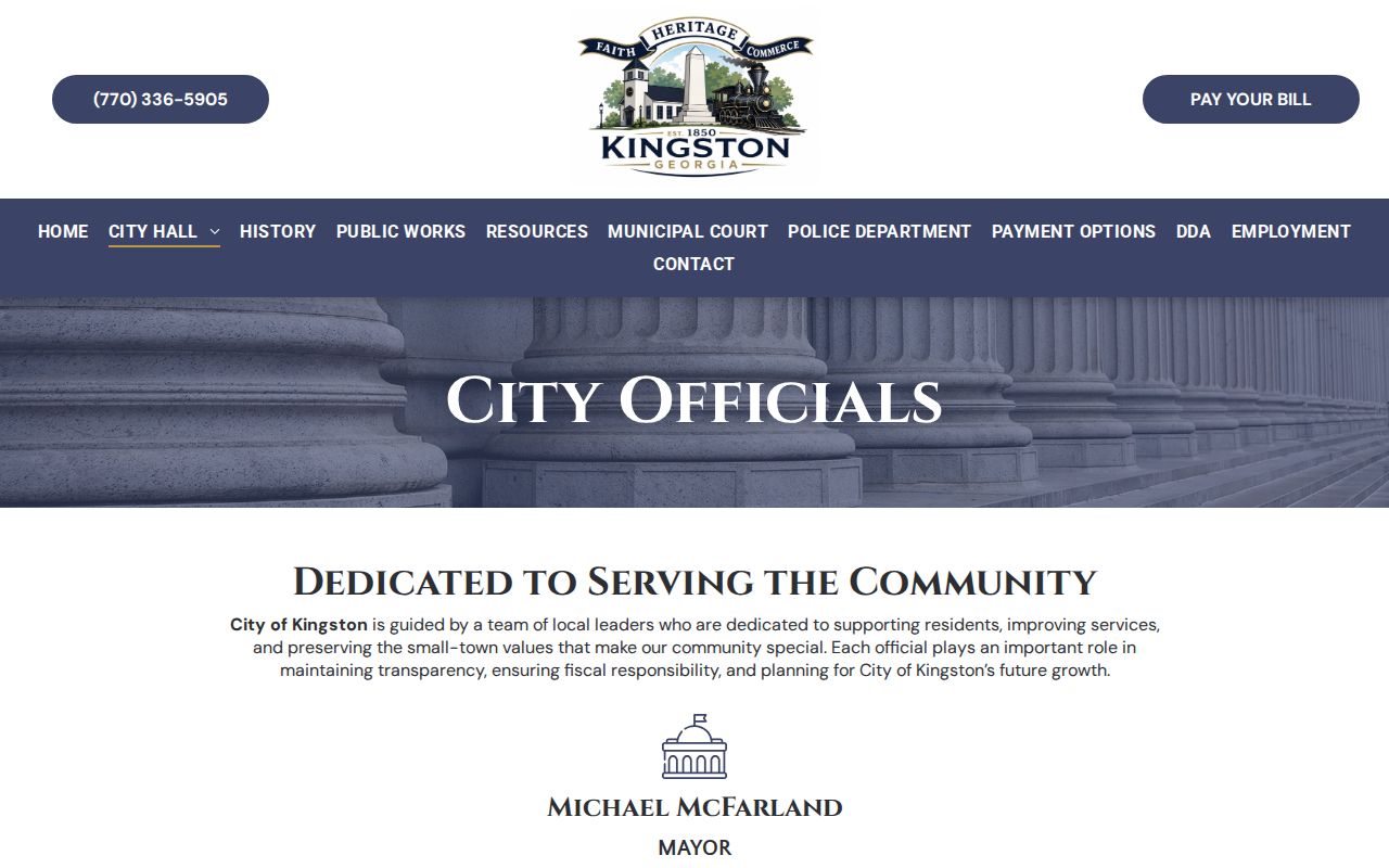 Bartow County municipal court warrant routing for Kingston