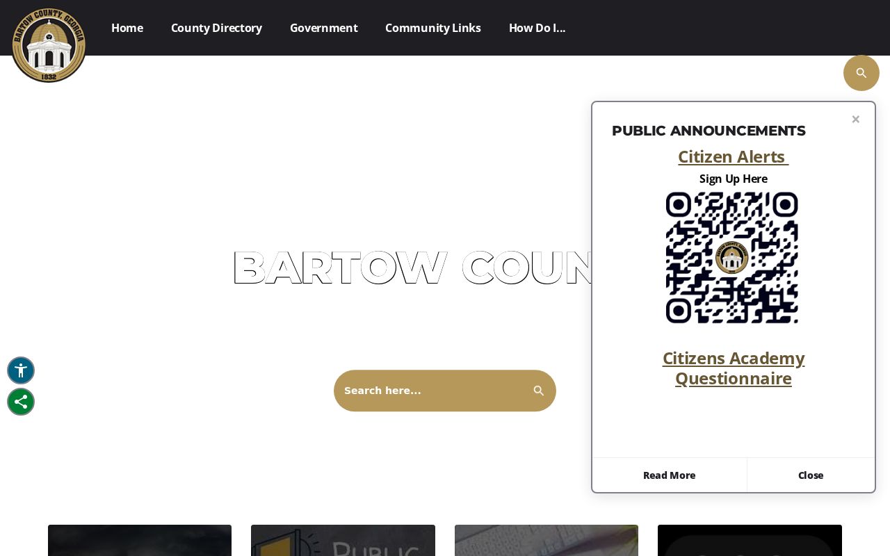 Bartow County warrant records official county government page